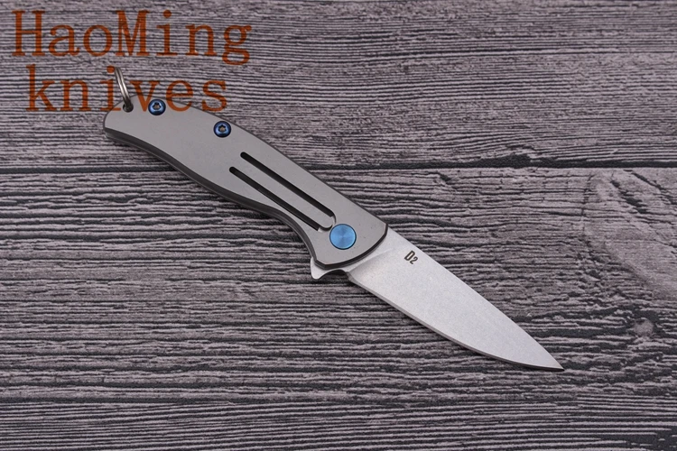 Мини брелок на цепочке складных ножей для улицы охоты кемпинга EDC инструменты D2