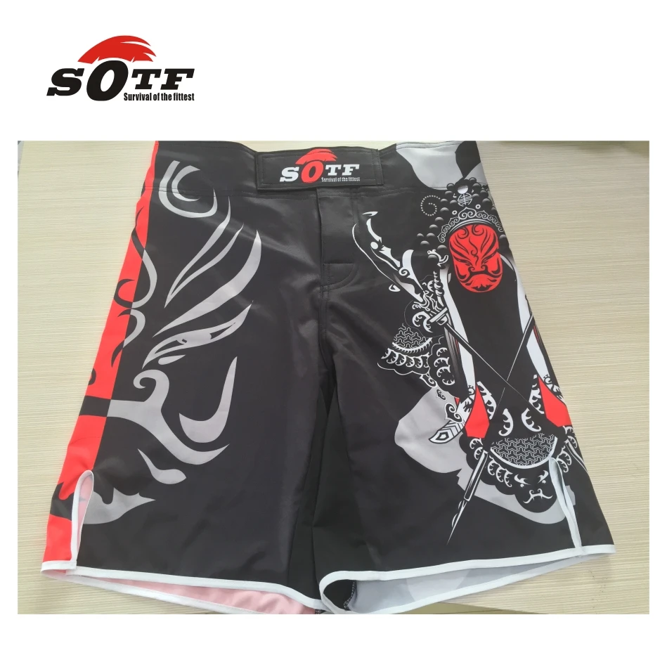SOTF mma шорты боксерские Муай Тай трусы Тигр кикбоксинг бойцовская одежда Гуань Юй