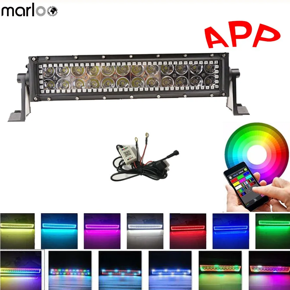 Marloo RGB Halo 14 дюймов 72 Вт кольцесветодиодный Светодиодная лампа комбинированная
