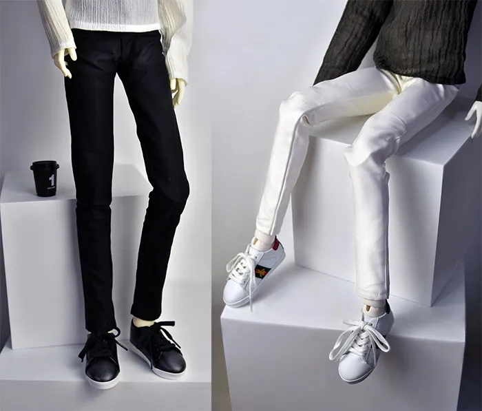 

BJD doll clothes for 1/3 POPO68 Uncle everyday all-in-one pants black and white doll accessories