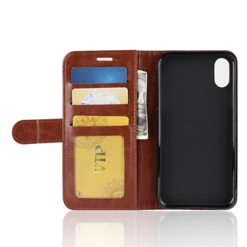 For Apple iPhone 9 Plus Wallet PU Leather Case iPhone9 Luxury Flip Phone Cover Coque with Card Slot |