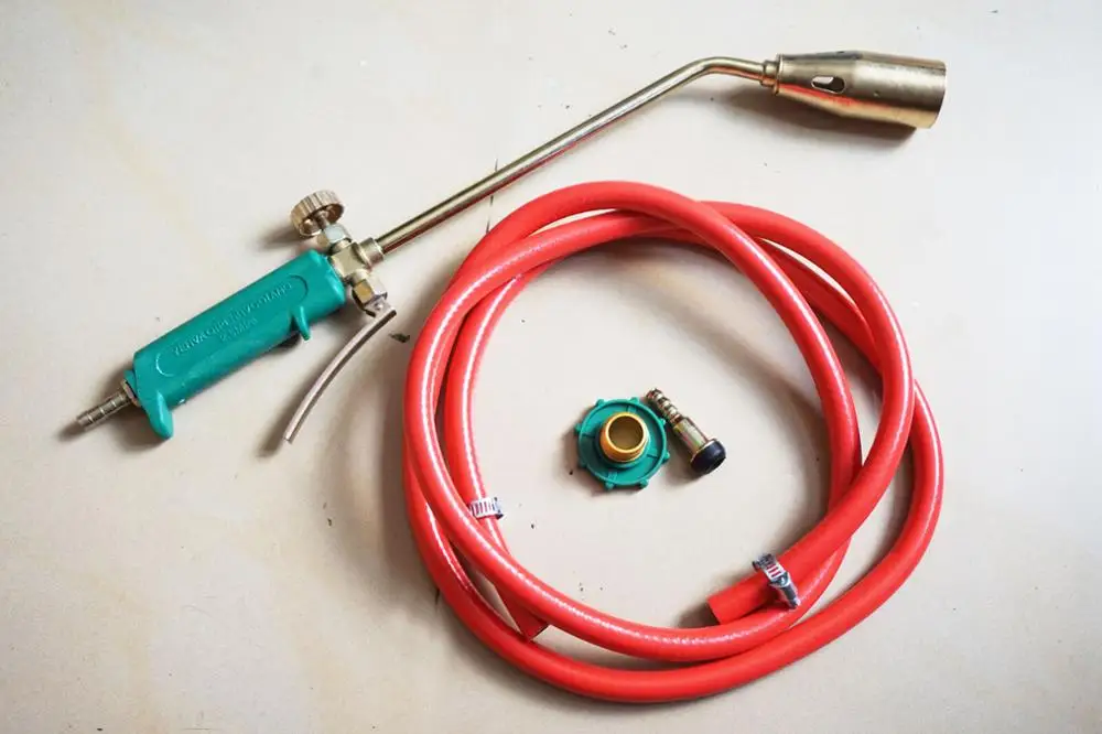 Сад пропан сорняк горелка фонарь трава кустарник газовая пьезо зажигалка|Детали