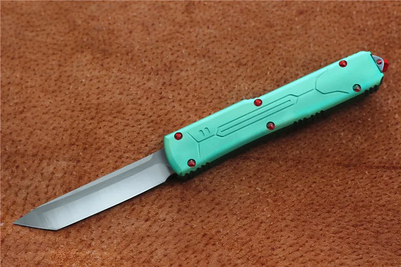 MIKER OEM VG-10 лезвие Алюминиевый Кемпинг выживания Открытый EDC Охота тактический инструмент ужин кухонный нож - Цвет: A sanding