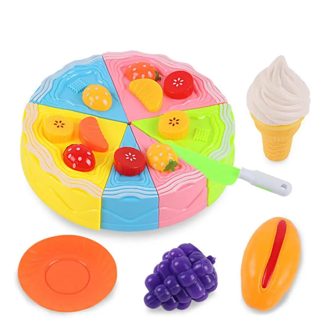 DIY ролевые игры фрукты свечи для торта резка Повседневный светомузыкальный