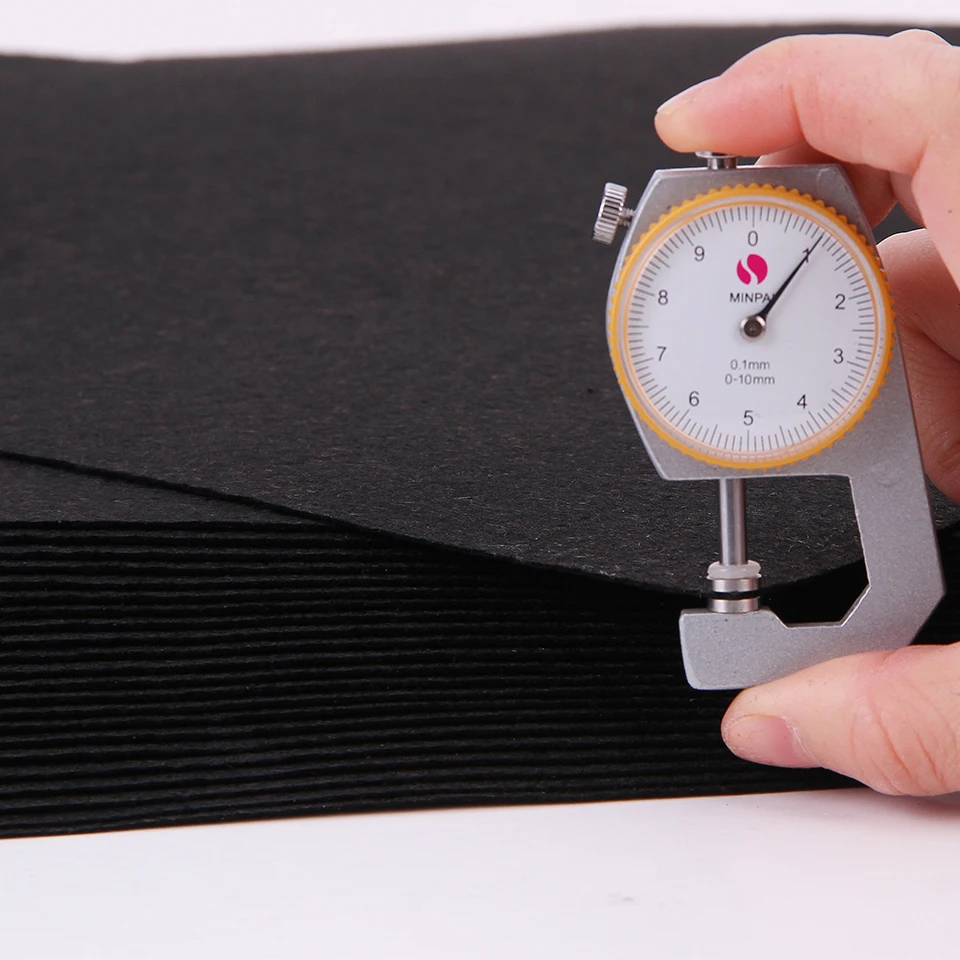 30х30см черный войлочный материал ткань Сделай Сам Рукоделие Шитье Нетканая