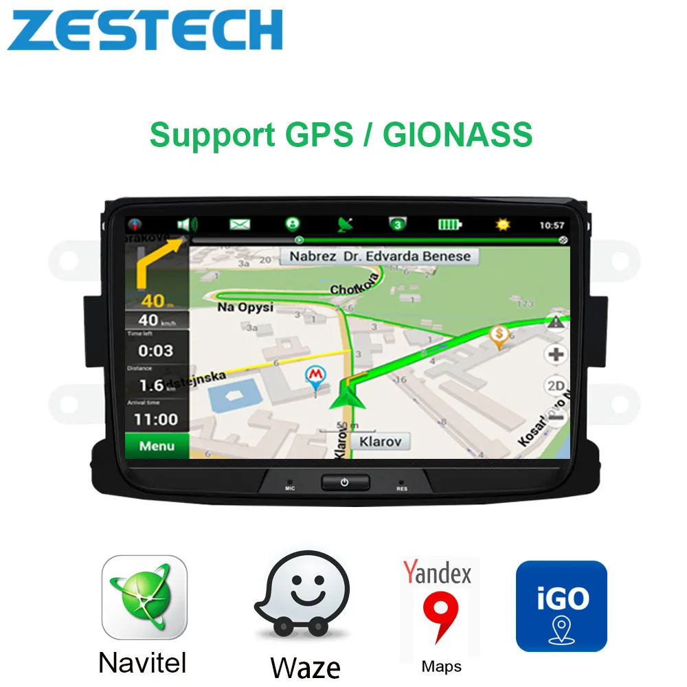 Android 8 1 7 2din автомагнитола gps для Renault Duster Dacia Logan Sandero автомобильный видео dvd стерео