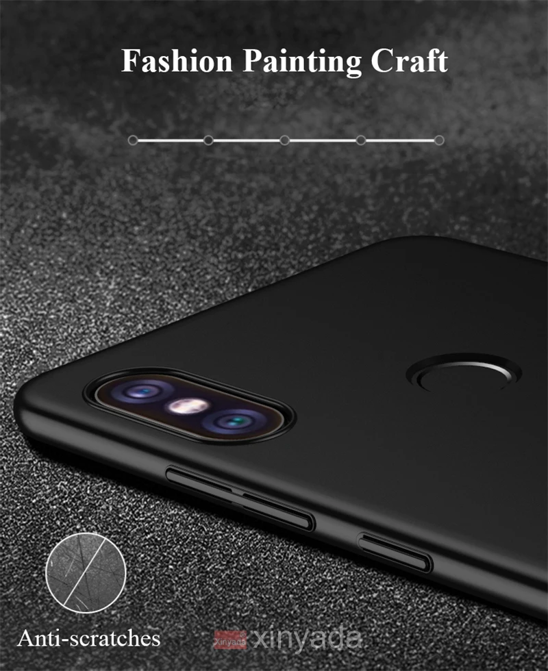 Роскошный тонкий матовый Жесткий Чехол-бампер из поликарбоната для Xiaomi mi x 3 2 S 2 S 6X A2 Red mi Note 5 Pro Чехол-броня задняя крышка оболочка