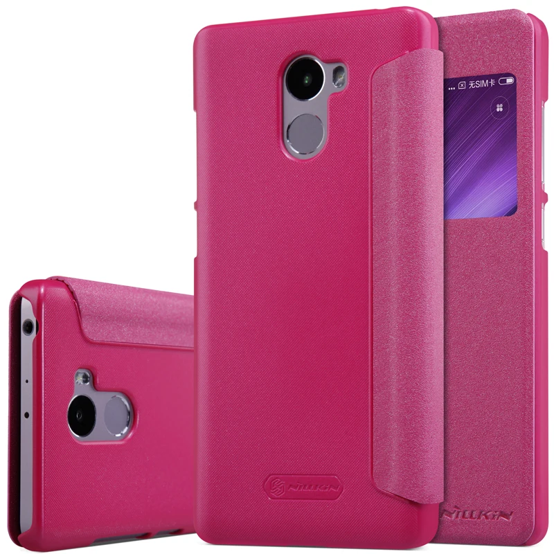 Чехол чехол для Xiaomi Redmi 4 телефона 5 0 дюймов NILLKIN чехол-книжка из искусственной