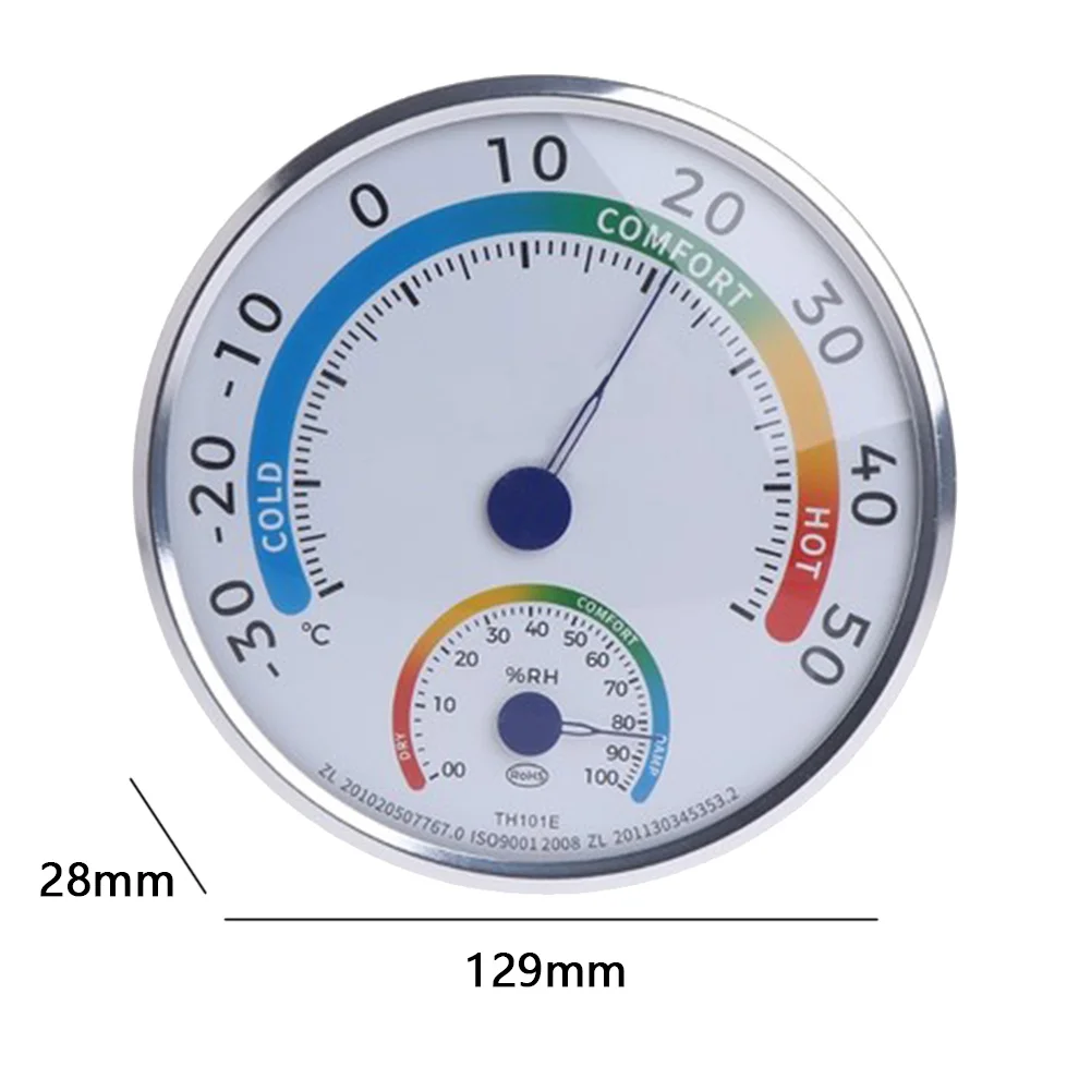 Портативный гигротермограф Температура Влажность сад круглый украшения