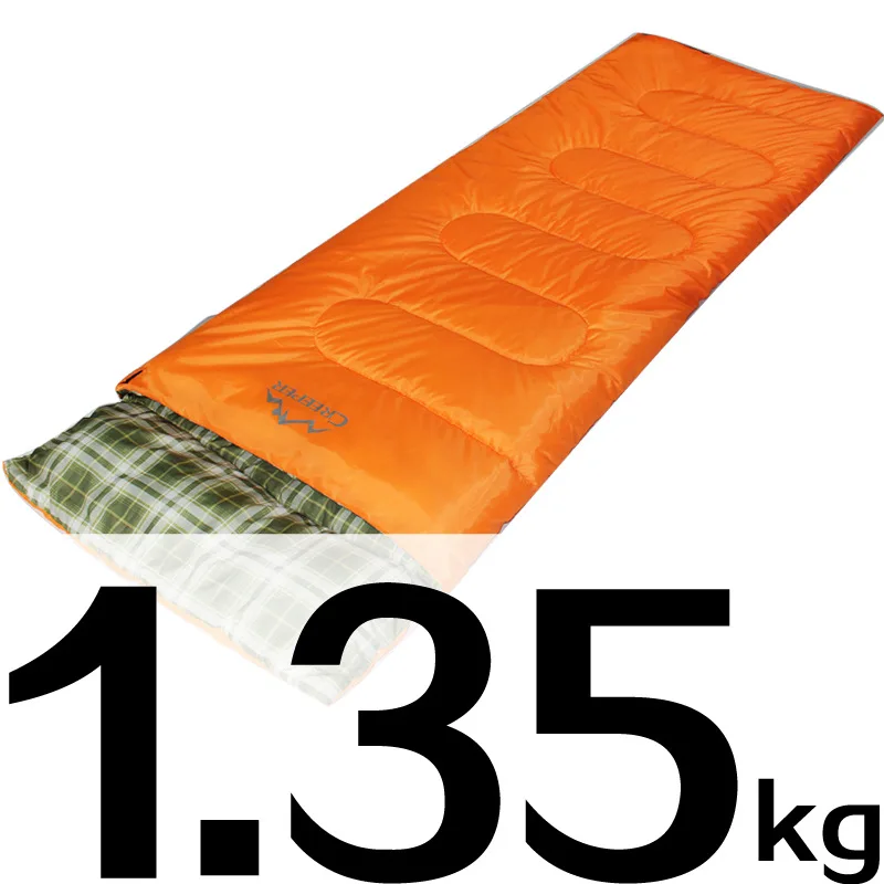 Осенне-зимний теплый спальный мешок для кемпинга взрослых можно соединить