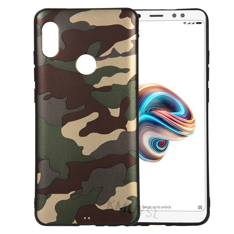 Роскошный армейский Камуфляжный мягкий чехол для Xiaomi mi A1 A2 Lite 5X 6X Red mi 6A Note 6 Pro 5 Plus 5A Prime 4X 4A S2 Poco F1