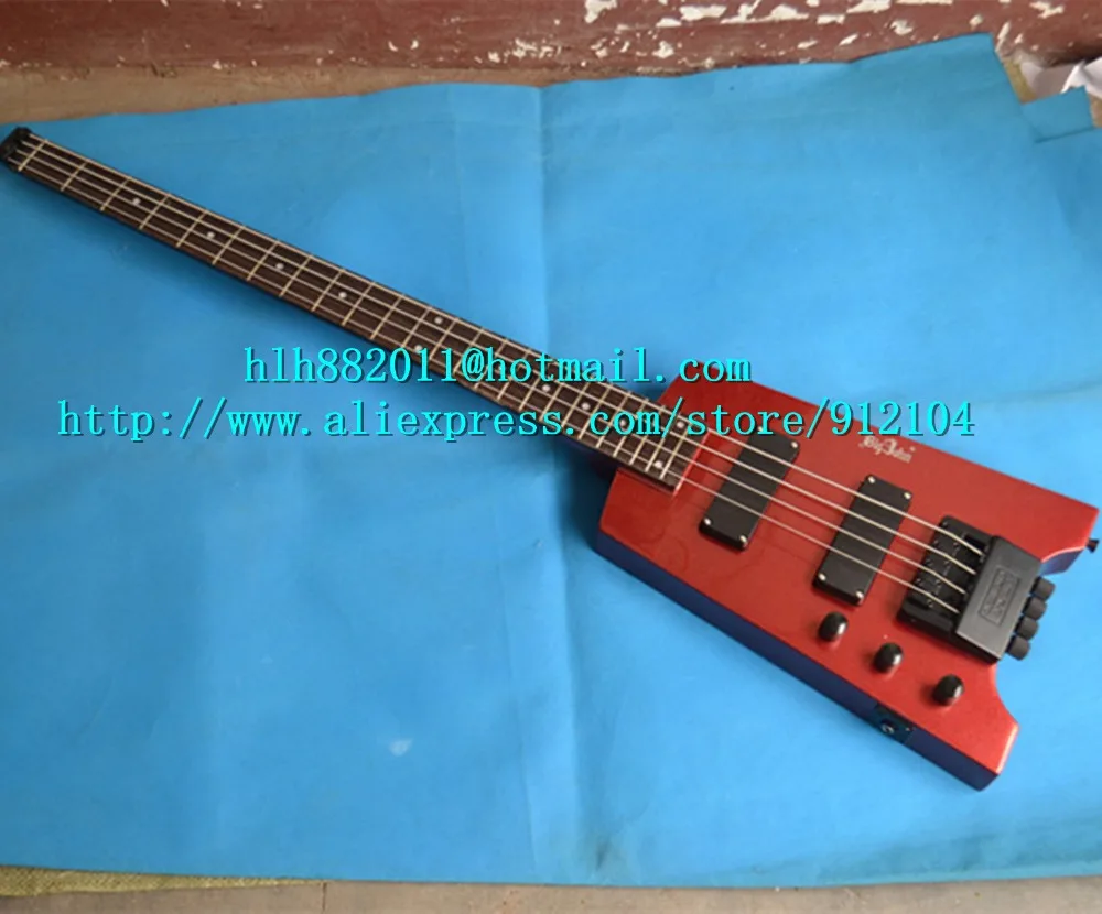 Бесплатная доставка новый бренд Большой Джон 4 струны левая ручная безголовая