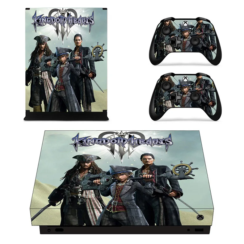 Kingdom hearts 3 виниловые наклейки для кожи, наклейки для xbox one x, наклейки s Pegatinas Adesivo для xbox one x консоли и контроллеры