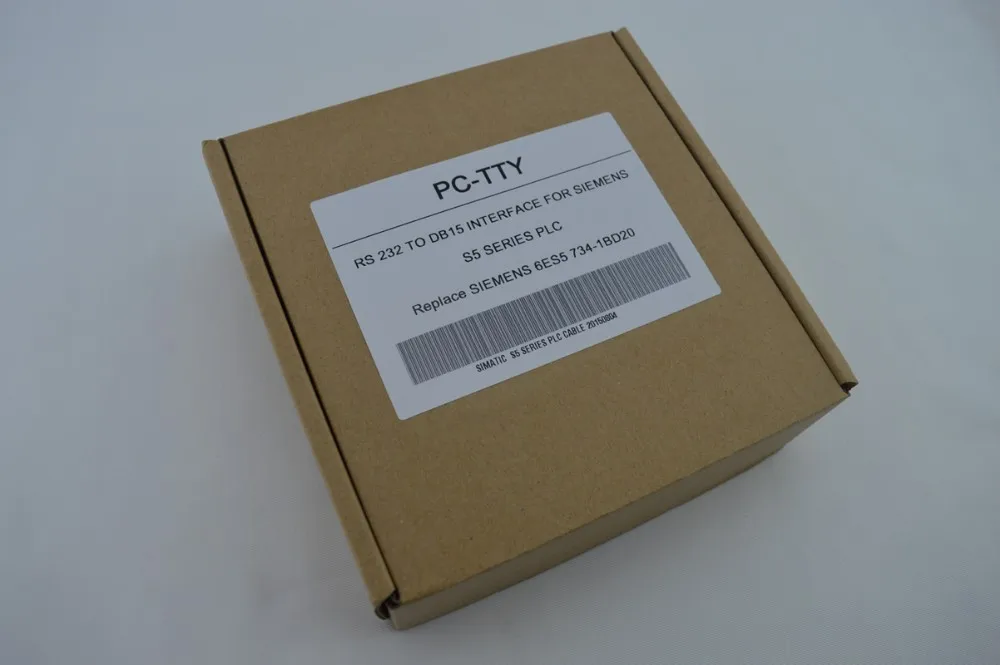 6ES5734-1BD20, PC-TTY PC адаптер TTY Кабель для программирования для SIMATIC S5 PLC 6ES5 734-1BD20, быстрая
