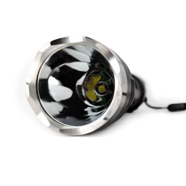 TrustFire 168A-T6 Cree XM-L T6 5-Mode 900LM памяти Белый светодиодный фонарик с ремешком-черный(1 х 18650