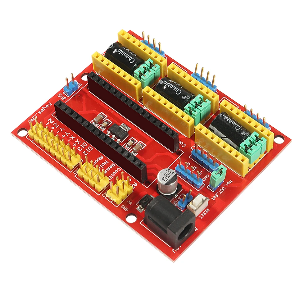Новый CNC щит V3/V4 Гравировка 3D печатная плата расширения для Arduino Diy Kit | Инструменты