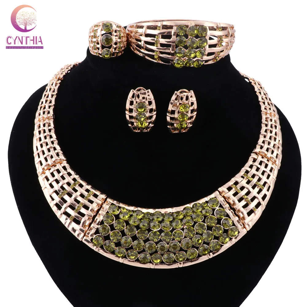 8 видов цветов женское массивное ожерелье Позолоченное серебряное ювелирное