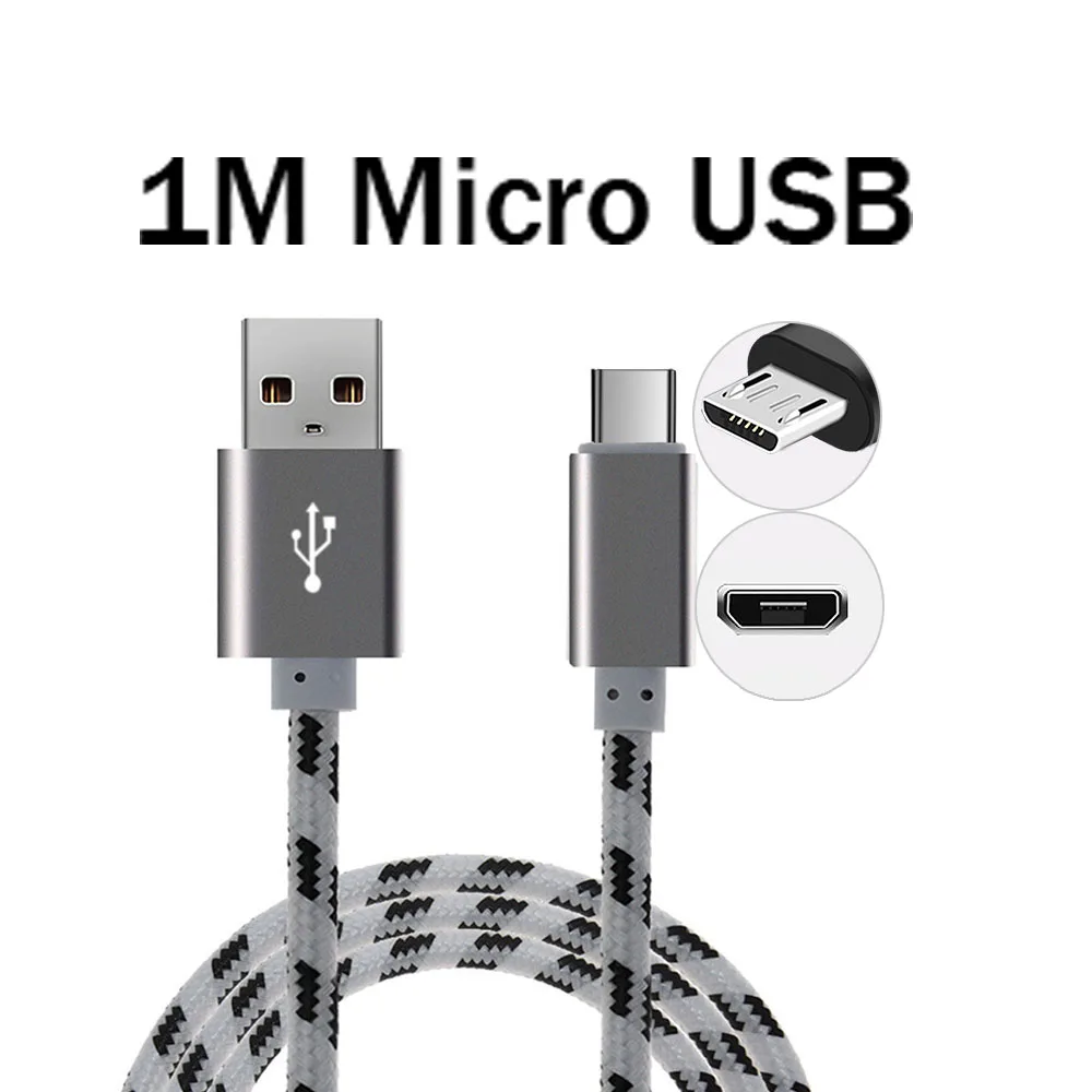 1M Micro USB Cable ЕС USB зарядное устройство Quick Charge 3,0 быстрое зарядное устройство QC3.0 QC2.0 18 Вт Портативный настенный USB адаптер питания Зарядка для iPhone xiaomi samsung - Тип штекера: 1M Micro USB Cable