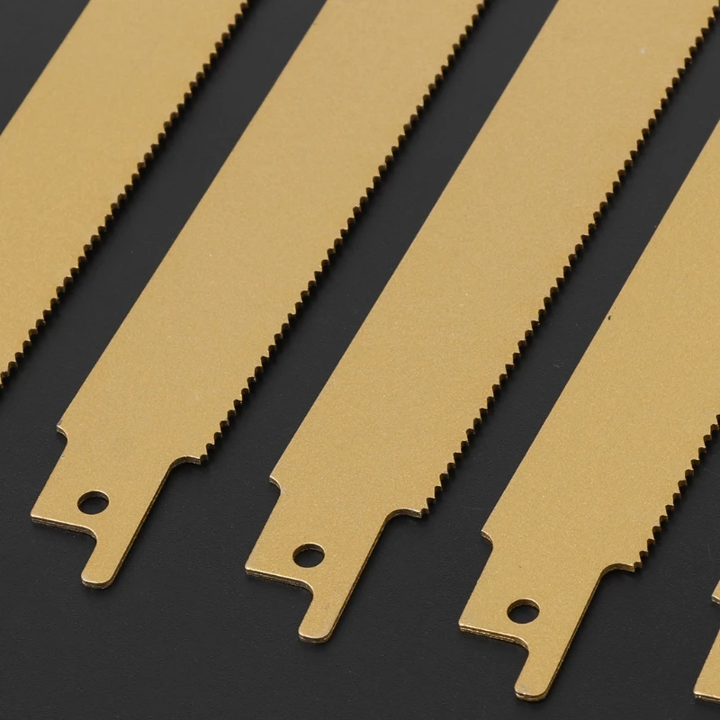 5 Pc 152mm Golden BIM Reciprocating Cut Saw Blade S922BF For Metal Wood Cutting | Инструменты