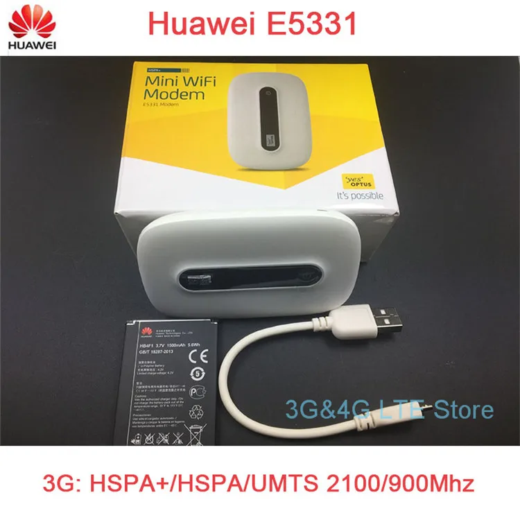 Разблокированный huawei E5331 3g к оператору сотовой связи HSPA+ Беспроводной Модем Wifi Мобильная точка доступа 21 Мбит/с
