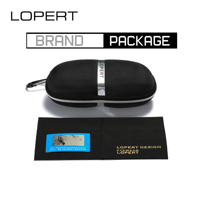 LOPERT Роскошные брендовые дизайнерские поляризованные солнцезащитные очки