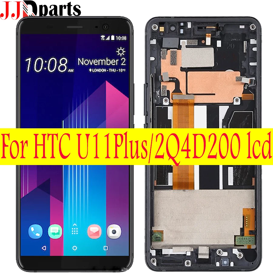 6," для htc U11+ U11 Plus ЖК-дисплей сенсорный экран дигитайзер с рамкой для htc U11 Plus дисплей запасные части+ Инструменты