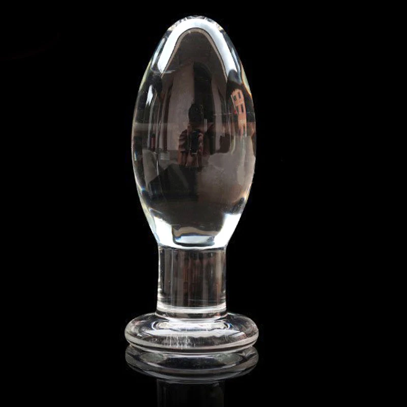 2018 Новый Гладкий анальный расширитель прозрачная стеклянная Анальная пробка