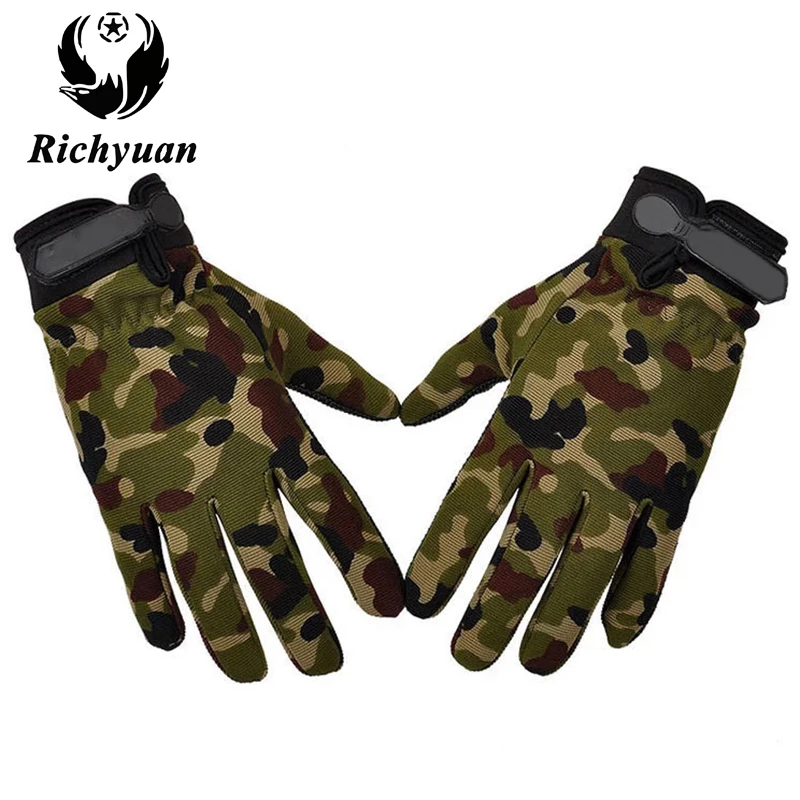 

Tactical Gloves Antiskid Army Military Bicycle Airsoft Motocycel Shooting Paintball Work Gear Camo Half Finger Gloves