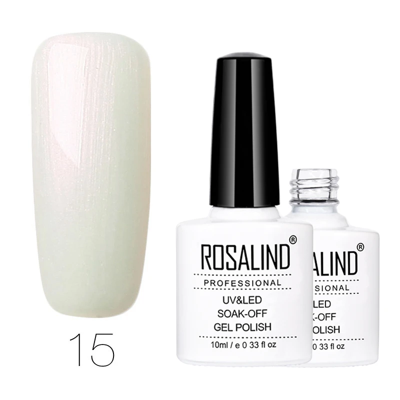 RD15 Гель ROSALIND 1, 10 мл,, чистый цвет, серия, Гель-лак для ногтей, повседневный Гель-лак, УФ светодиодный, для маникюра, для наращивания ногтей - Цвет: RD15