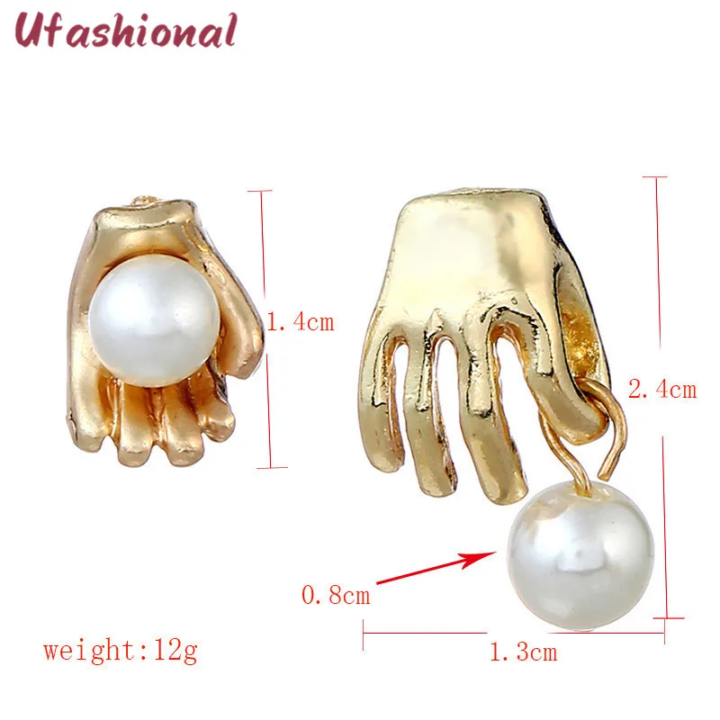 Винтажные модные пирсинг женские сережки с подвесками букле d Oreille имитация