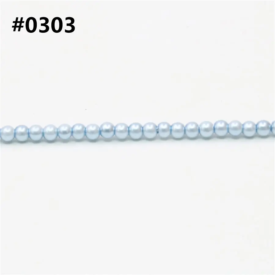 Оптовая продажа 31 цвет 3 мм разноцветные жемчужные круглые бусины свободные