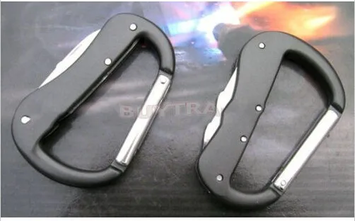 

ZLinKJ 1PCS Multi Function Carabiner with Screw Driver Bottle Opener Random Color Knife Tools