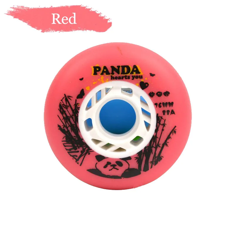Ролики для роликовых коньков 88A 72 76 80 мм оригинальные ролики panda eye скольжение