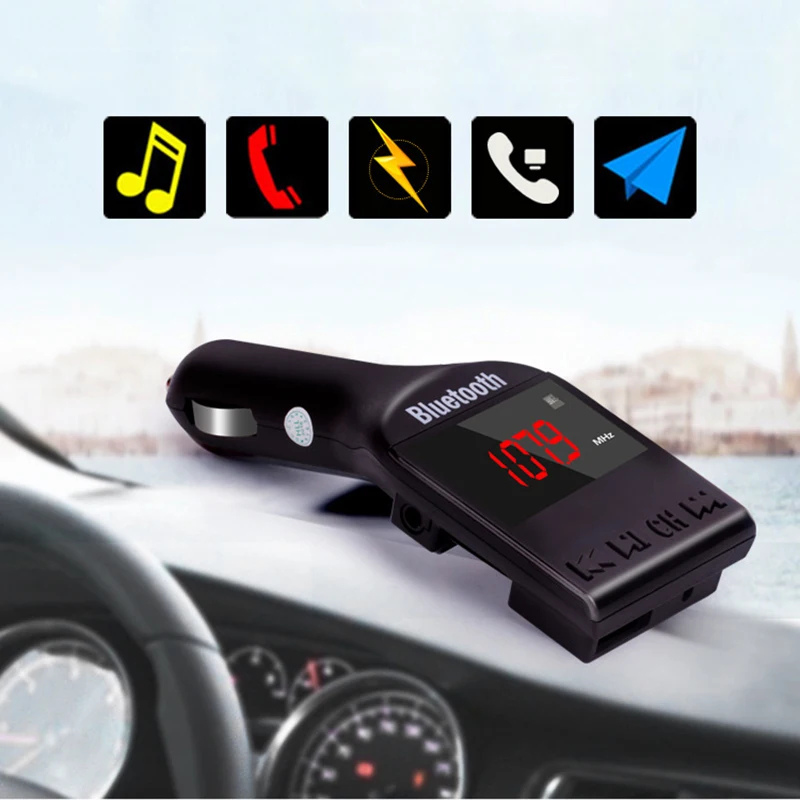 Bluetooth автомобильный комплект Горячая Распродажа mp3 плеер FM передатчик
