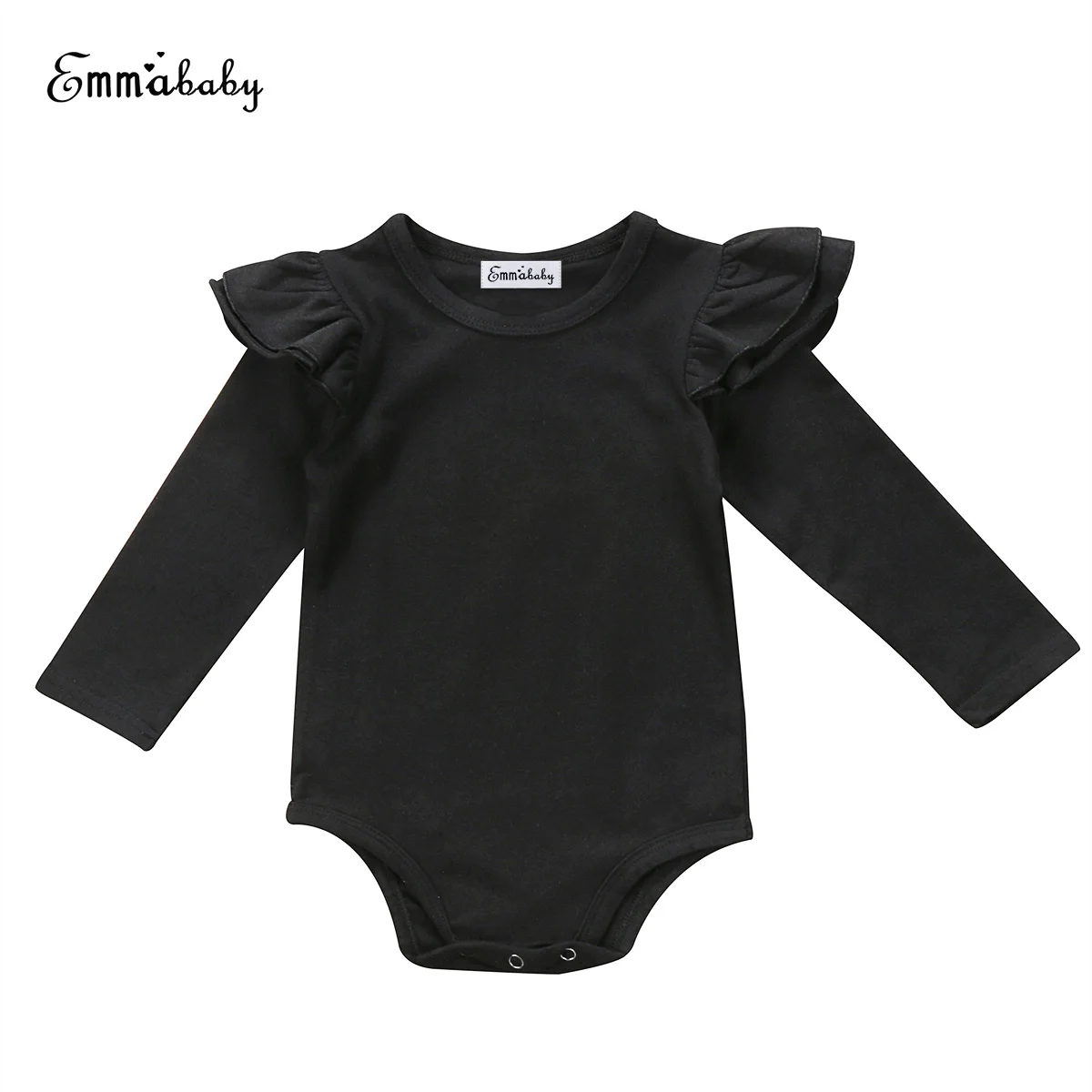 Детское боди с длинным рукавом однотонное|baby bodysuits|cute baby bodysuitssolid color bodysuits |