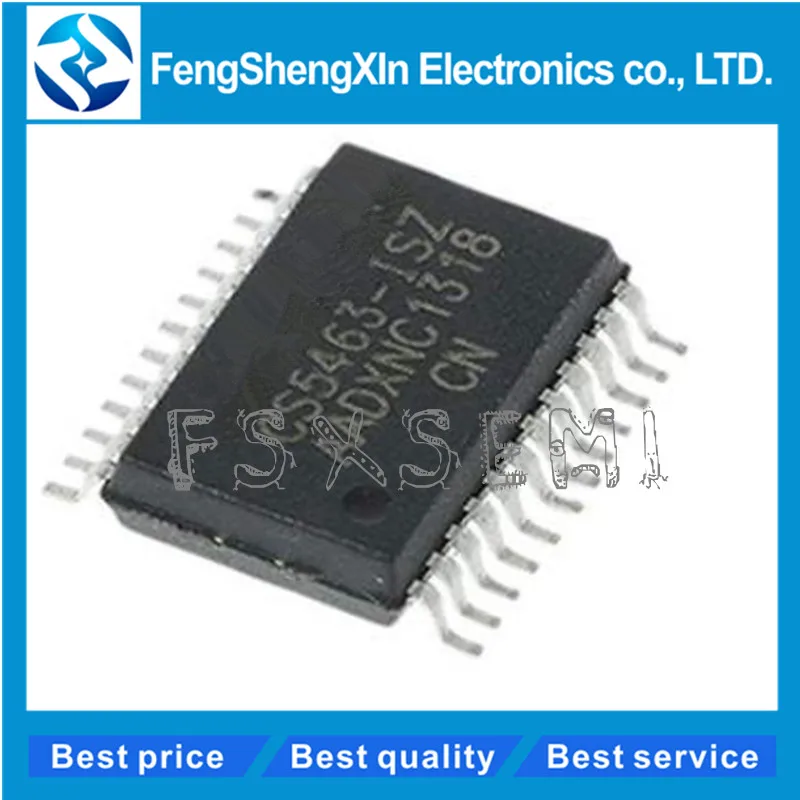 

10pcs/lot CS5463-ISZ CS5463 SSOP-24 Single Phase, Bi-directional Power/Energy IC