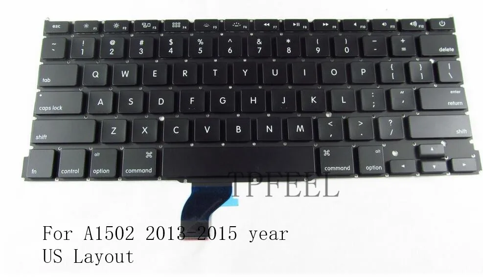 Новая клавиатура с американской раскладкой TPFEEL для Macbook Pro Retina 13 дюймов A1502 2013 2014