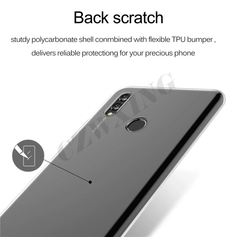 Чехол для Huawei Honor 8C чехол Мягкая силиконовая задняя крышка телефона Honor8C 8 C Φ 6 26