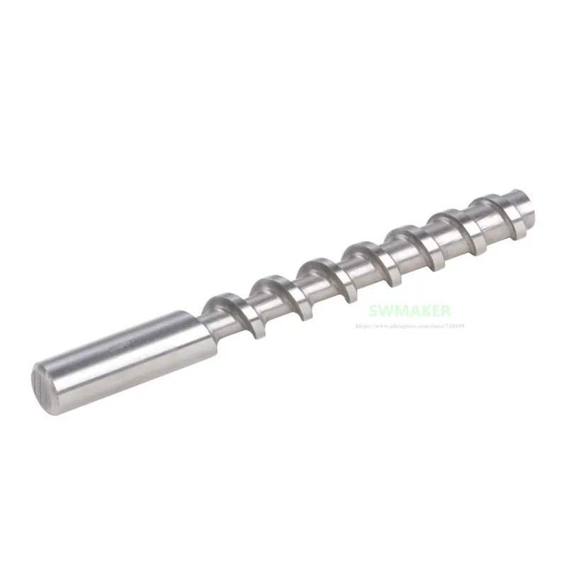 

1pcs 8x82MM Ceramic Mud Powder Extruder Micro Screw Throat Feed Rod Feed Rod Hardened steel 3D Printer parts