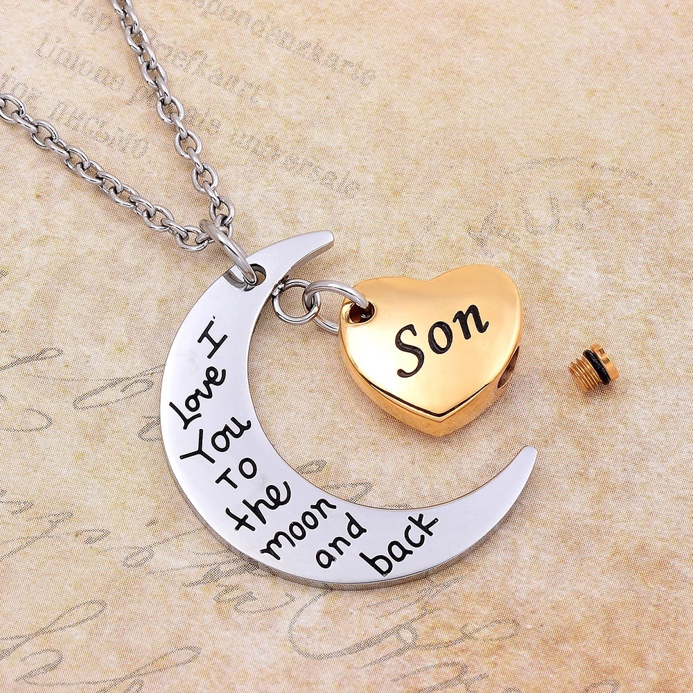 I Love you to the Moon and back Son памятные ювелирные изделия для любимых зол памятный предмет