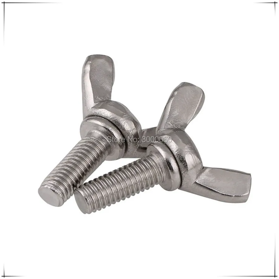 M5 M6 Нержавеющая сталь 304 Rvs Schroeven DIN316 나비볼트 Поворотный болт Винты с крыльями