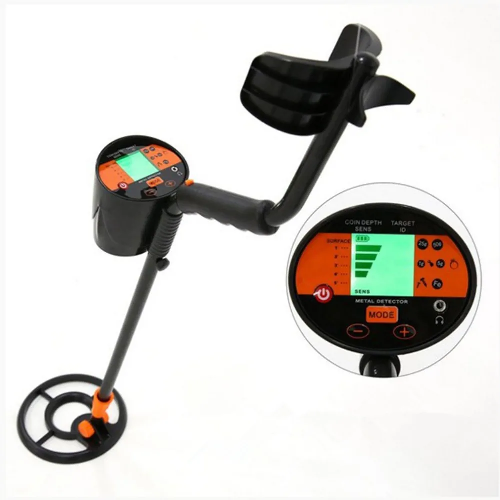 Водонепроницаемый металлодетектор Портативный Регулируемый длина Подземный