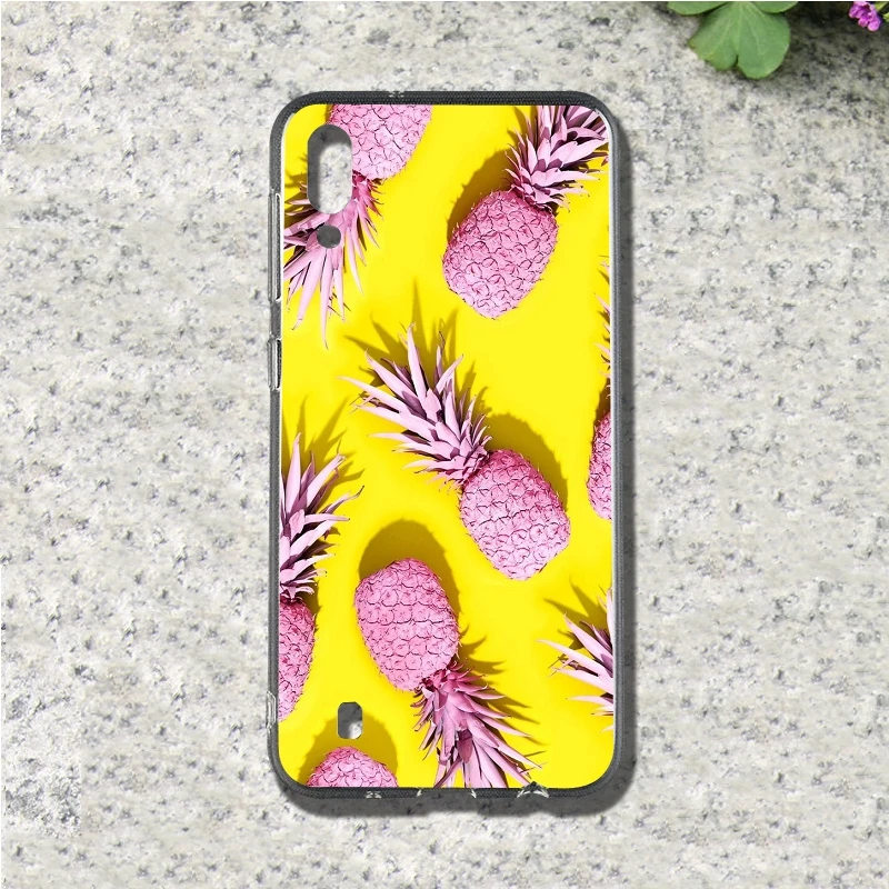Ананас мягкий TPU мобильный чехол для телефона samsung Galaxy S3 S4 S5 S6 S7 S8 S9 S10 mini edge Plus сзади