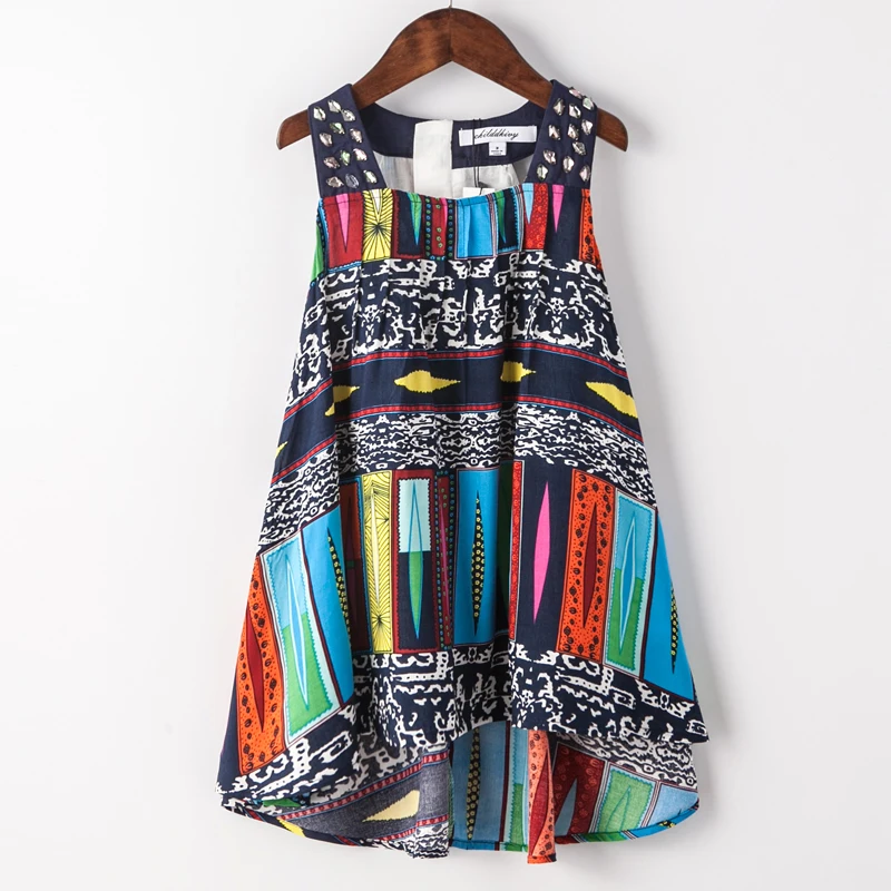 Детское летнее платье для девочек Новинка 2019 года брендовые Детские пляжные