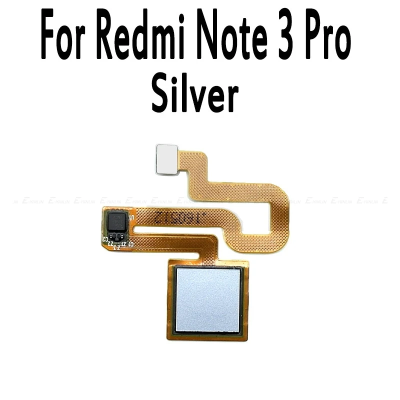 Сенсорный ID сканер отпечатков пальцев гибкий кабель для Xiaomi Redmi Note 3 Pro 4 4X глобальная Кнопка возврата домой ключ Замена частей