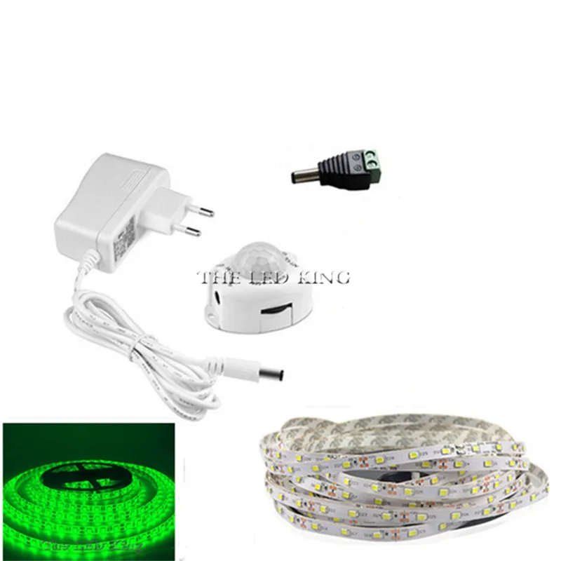 12V светильник для шкафа PIR датчик движения 1M 2M 3M 4M 5M светодиодная лента спальни