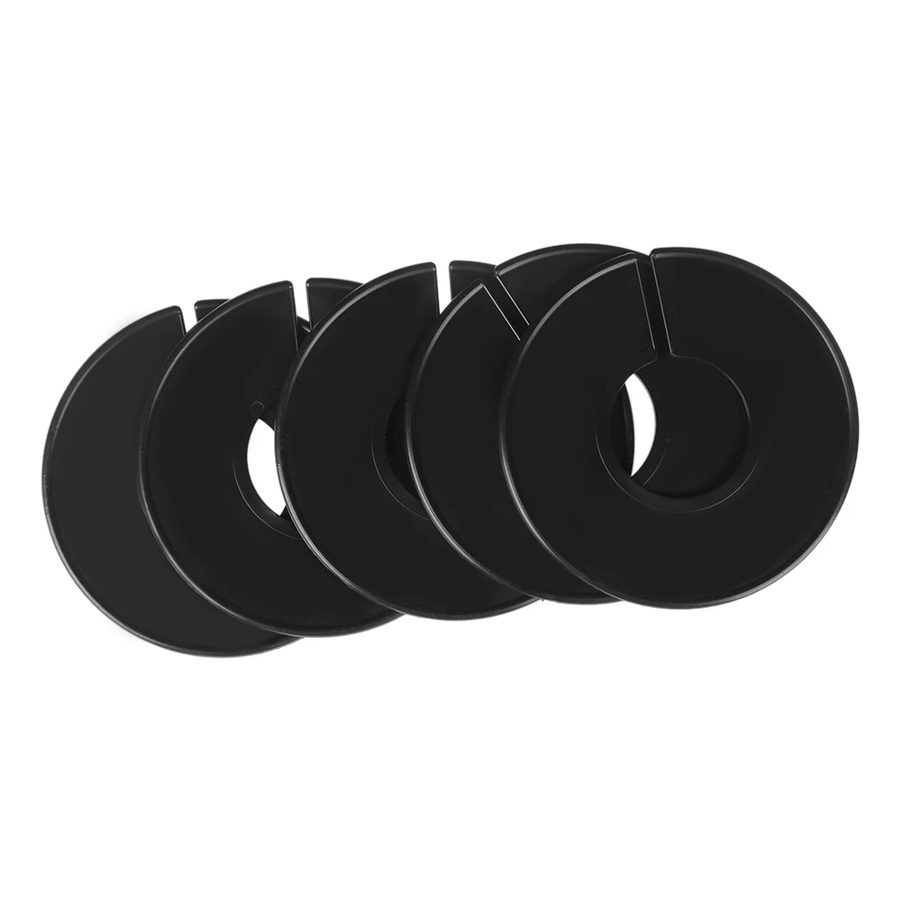 5PCS DIY Clothing Size Dividers Round Hangers Closet Tools White Blank Garment Tags Accessories for Clothes Stores or Home | Дом и сад
