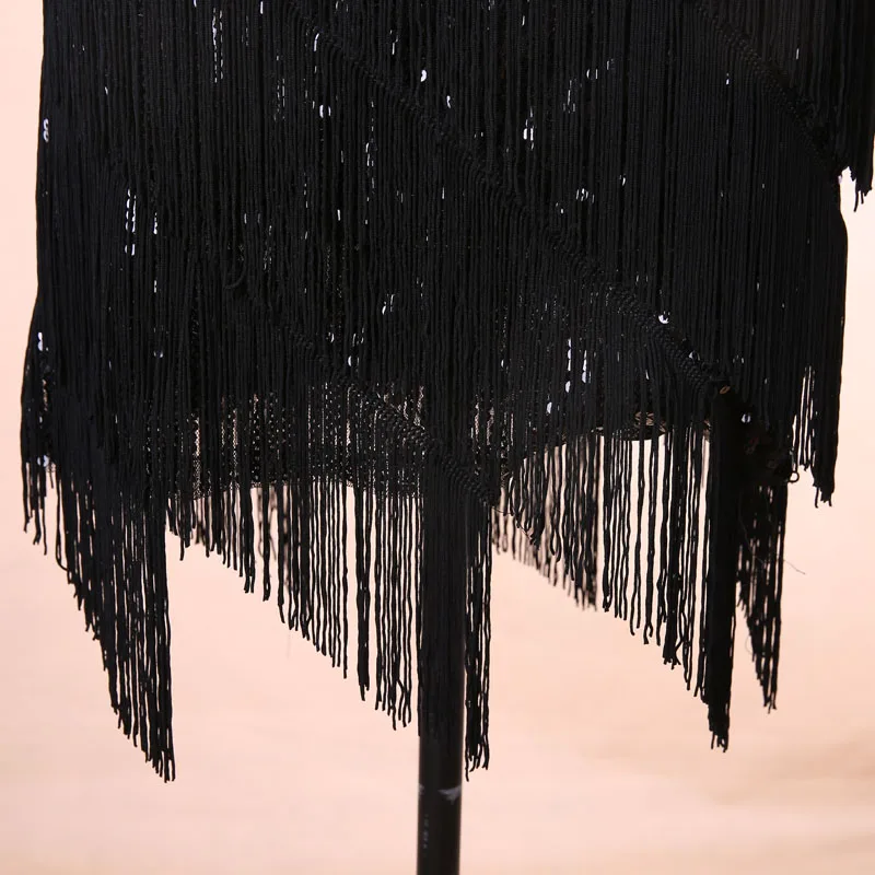 BLINGSTORY сексуальное платье для латиноамериканских выступлений с блестками и