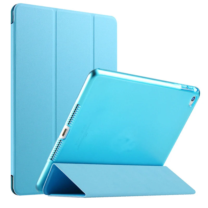 A1822 A1823 A1893 A1954 чехол для Apple iPad 9,7 дюймов PU смарт-чехол, Магнитный чехол, модель пробуждения сна - Цвет: blue