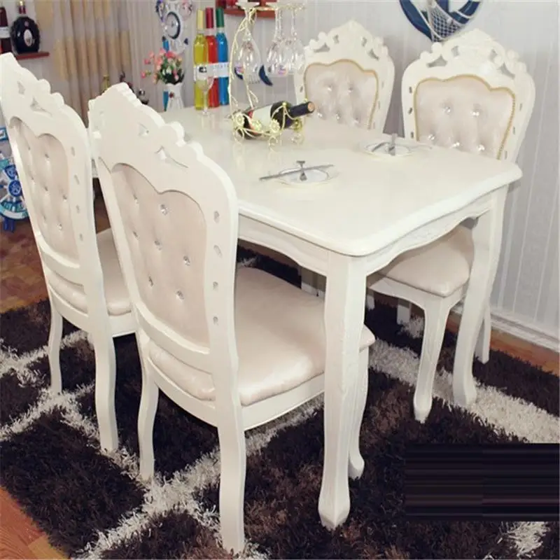 Набор комнаты A Langer Juego Comedor Eettafel Yemek Masasi Dinning Pliante Wood European Tablo Mesa De Jantar Bureau обеденный